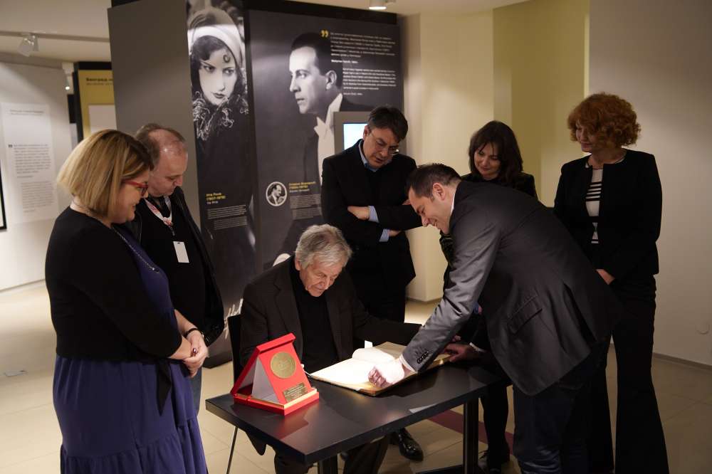 Kosta Gavras u Muzeju Jugoslovenske kinoteke