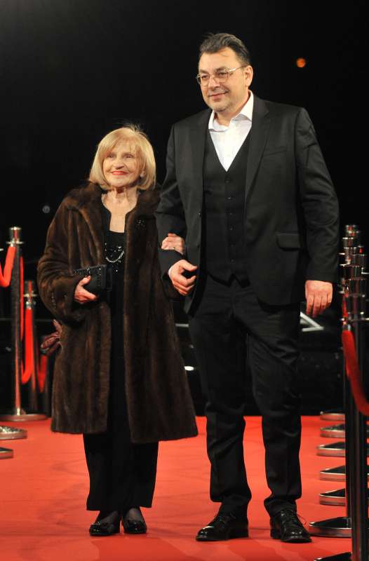 MIra Banjac i Jugoslav Pantelić, umetnički direktor FEST-a